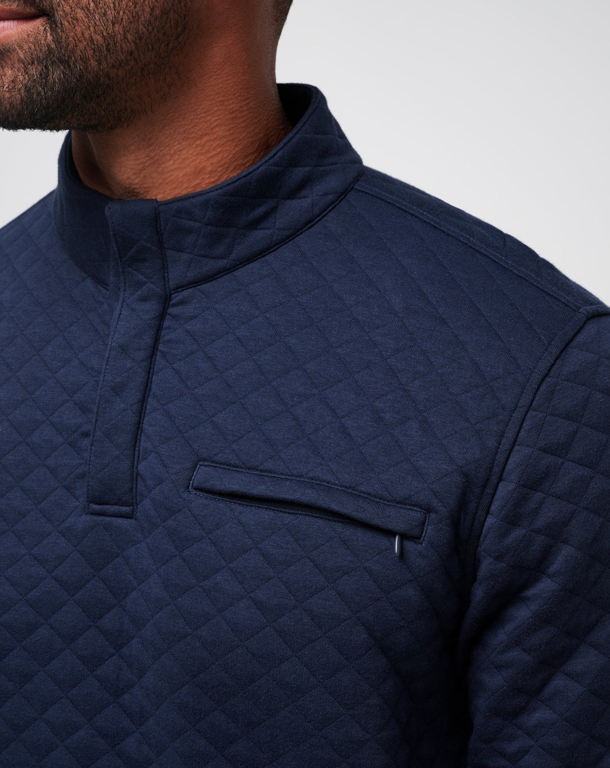 Transatlantic Quarter Zip Total Eclipse | Travis Mathew Special Offer