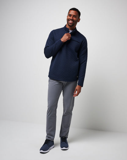 Transatlantic Quarter Zip Total Eclipse | Travis Mathew Special Offer