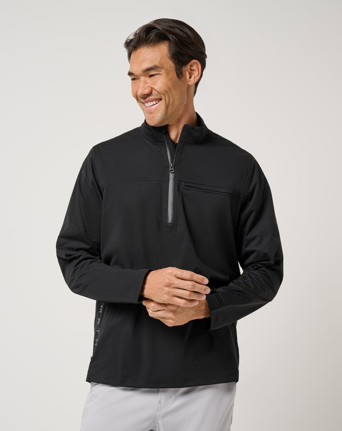 On Course 2.0 Quarter Zip Black | Travis Mathew Best Price