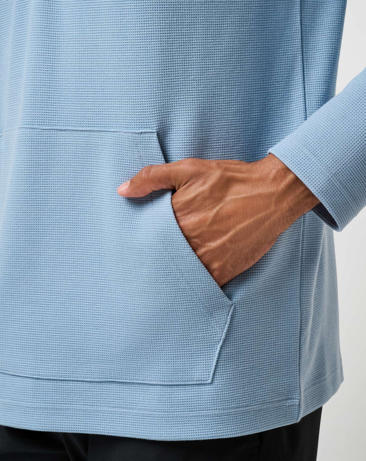 Performance Waffle Quarter Zip Dusty Blue | Travis Mathew Popular