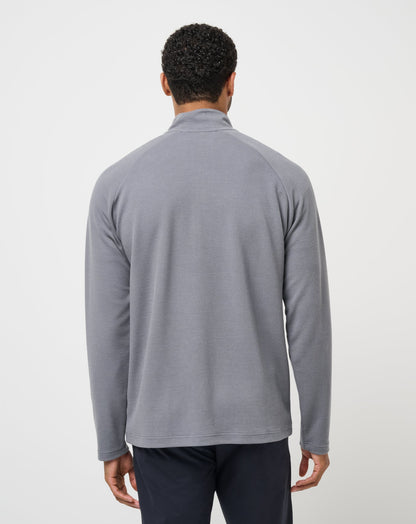 Performance Waffle Quarter Zip Quiet Shade | Travis Mathew Recommended