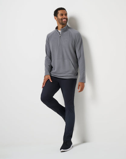 Performance Waffle Quarter Zip Quiet Shade | Travis Mathew Recommended