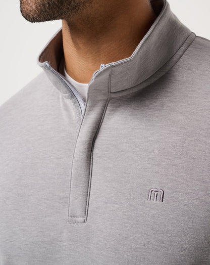 Cloud Quarter Zip 2.0 Heather Medium Grey | Travis Mathew Latest