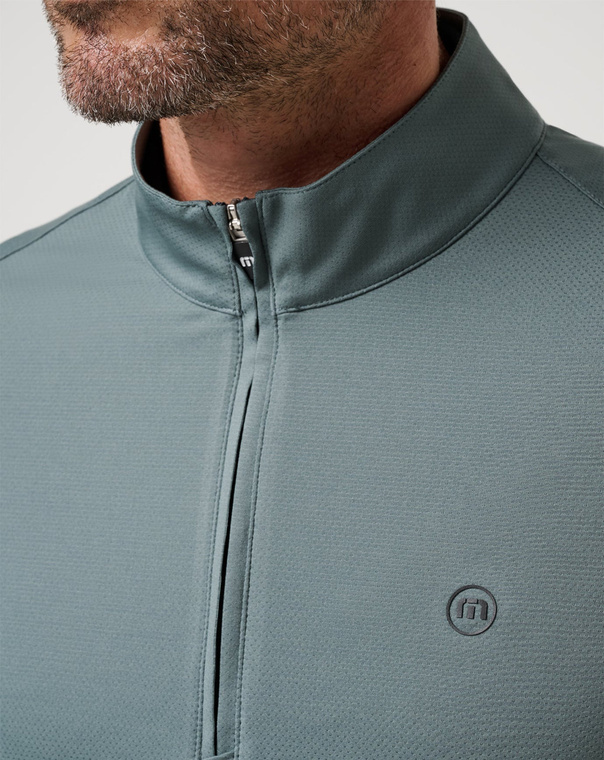 Heater Pro Quarter Zip Balsam Green | Travis Mathew New