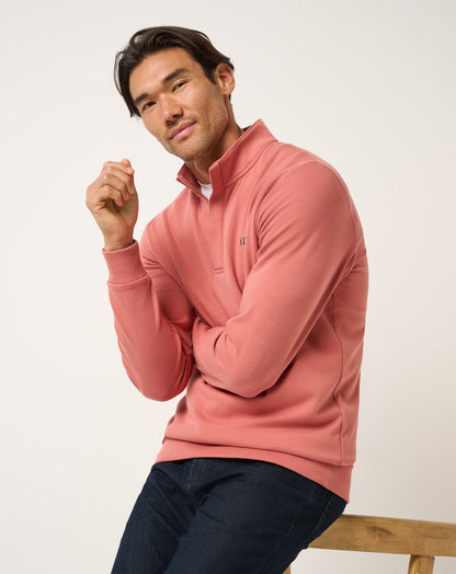 Cloud Quarter Zip 2.0 Brick Dust | Travis Mathew Discount