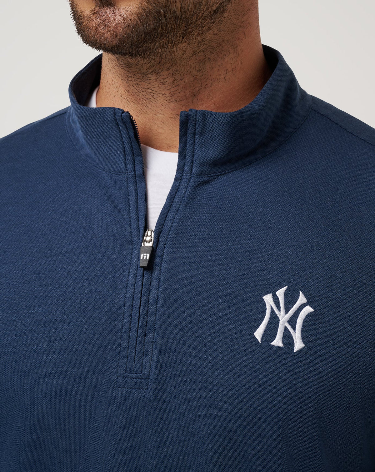 New York Yankees Time To Tailgate Quarter Zip Navy | Travis Mathew Hot Sale
