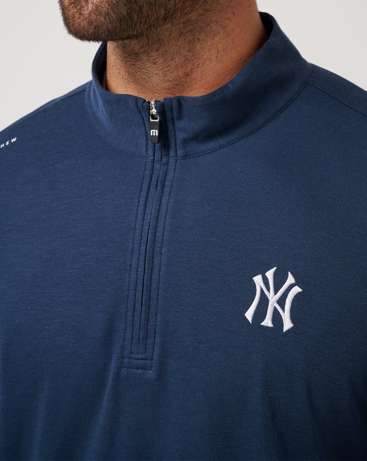 New York Yankees Time To Tailgate Quarter Zip Navy | Travis Mathew Hot Sale