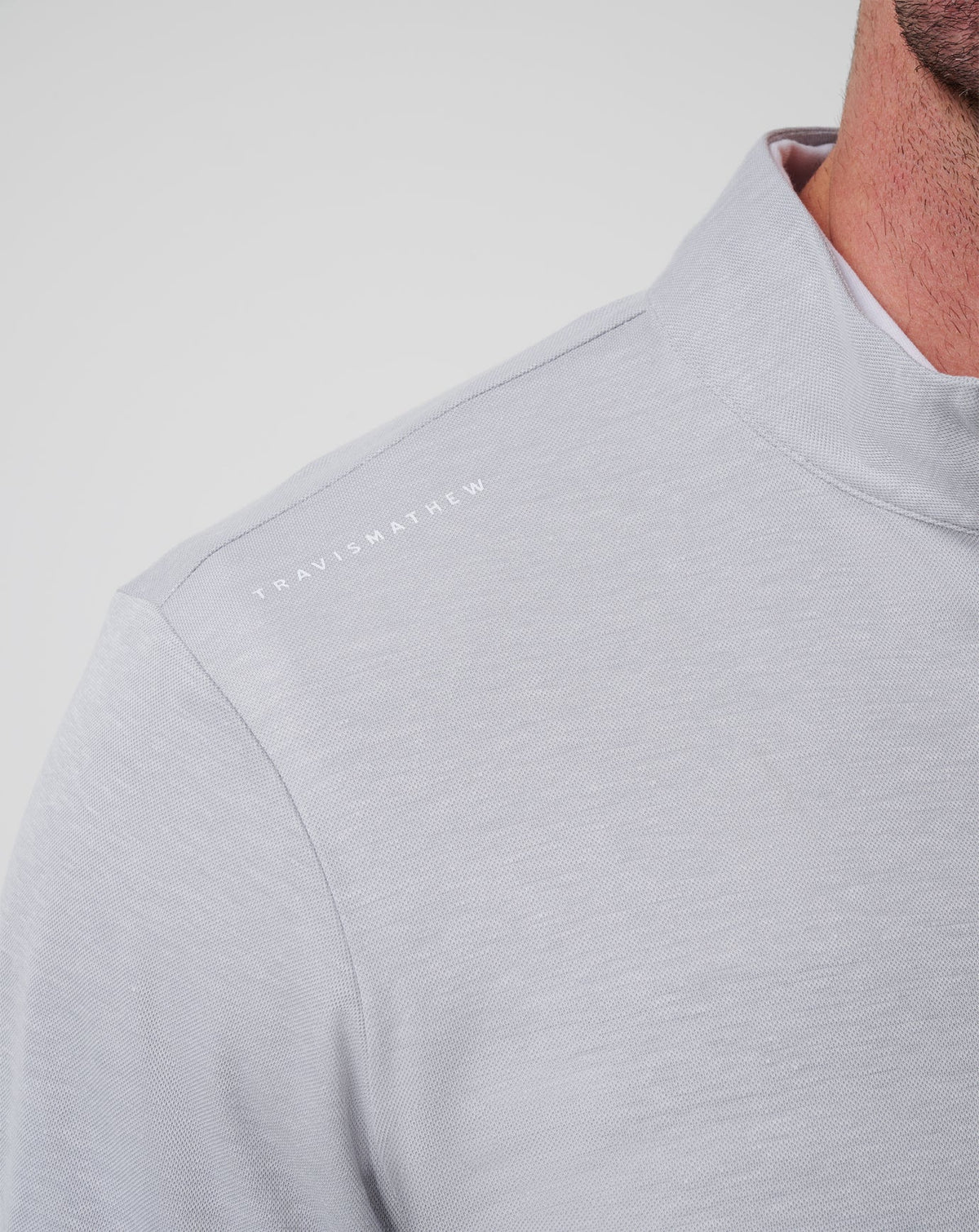 New York Yankees Time To Tailgate Quarter Zip Heather Grey | Travis Mathew Exclusive