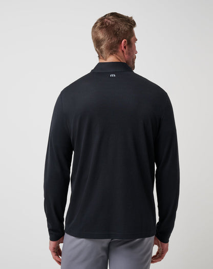 New York Mets Time To Tailgate Quarter Zip Black | Travis Mathew Discount