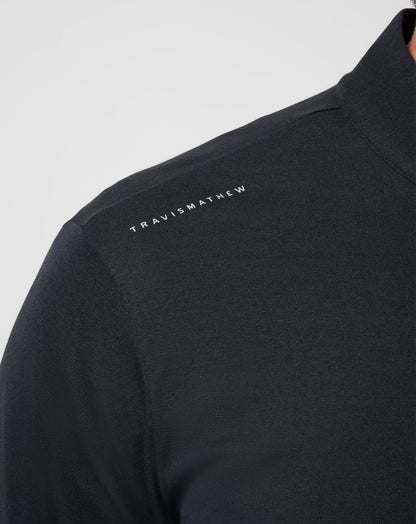 New York Mets Time To Tailgate Quarter Zip Black | Travis Mathew Discount