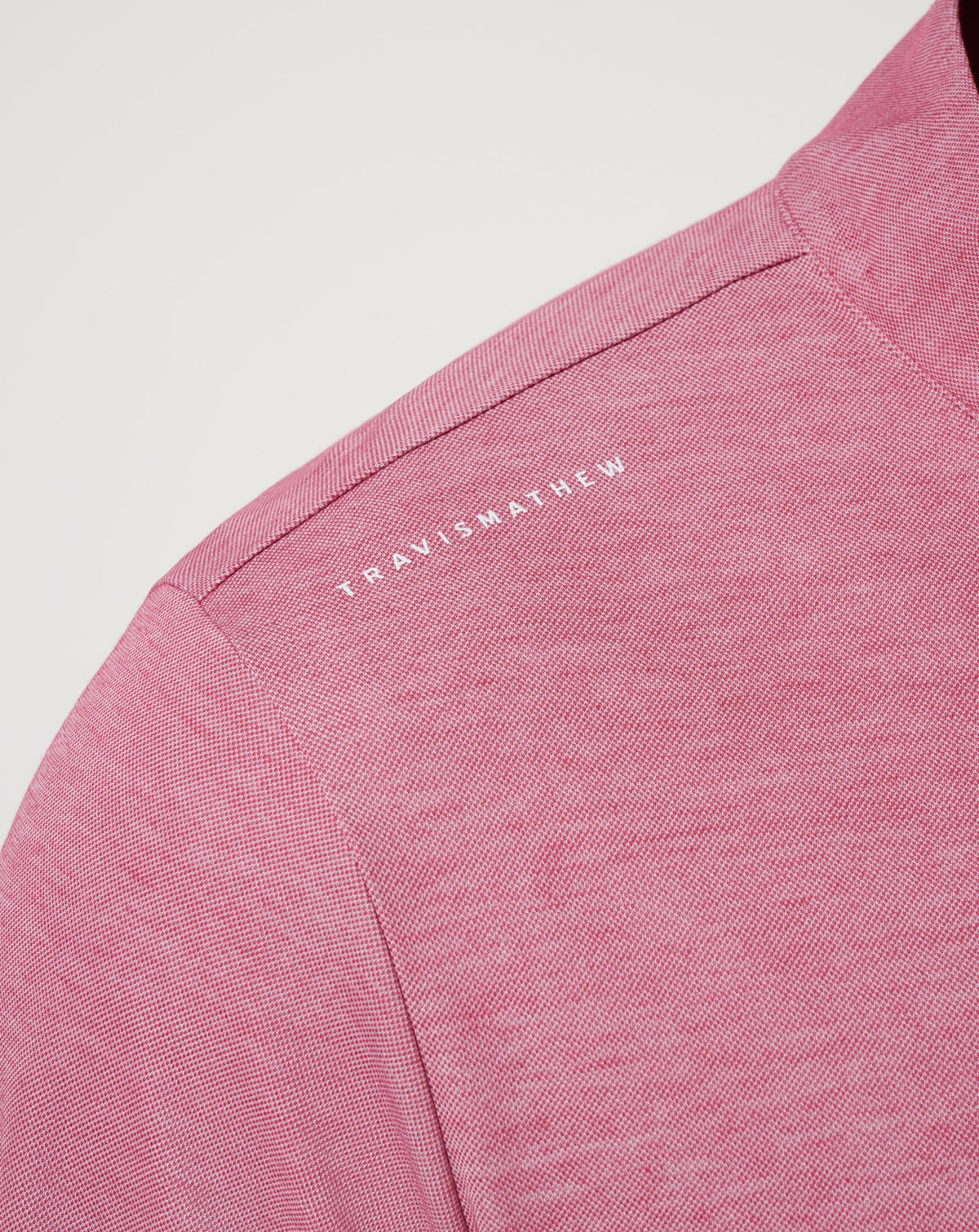 Cleveland Guardians Time To Tailgate Quarter Zip Heather Red | Travis Mathew Special Offer