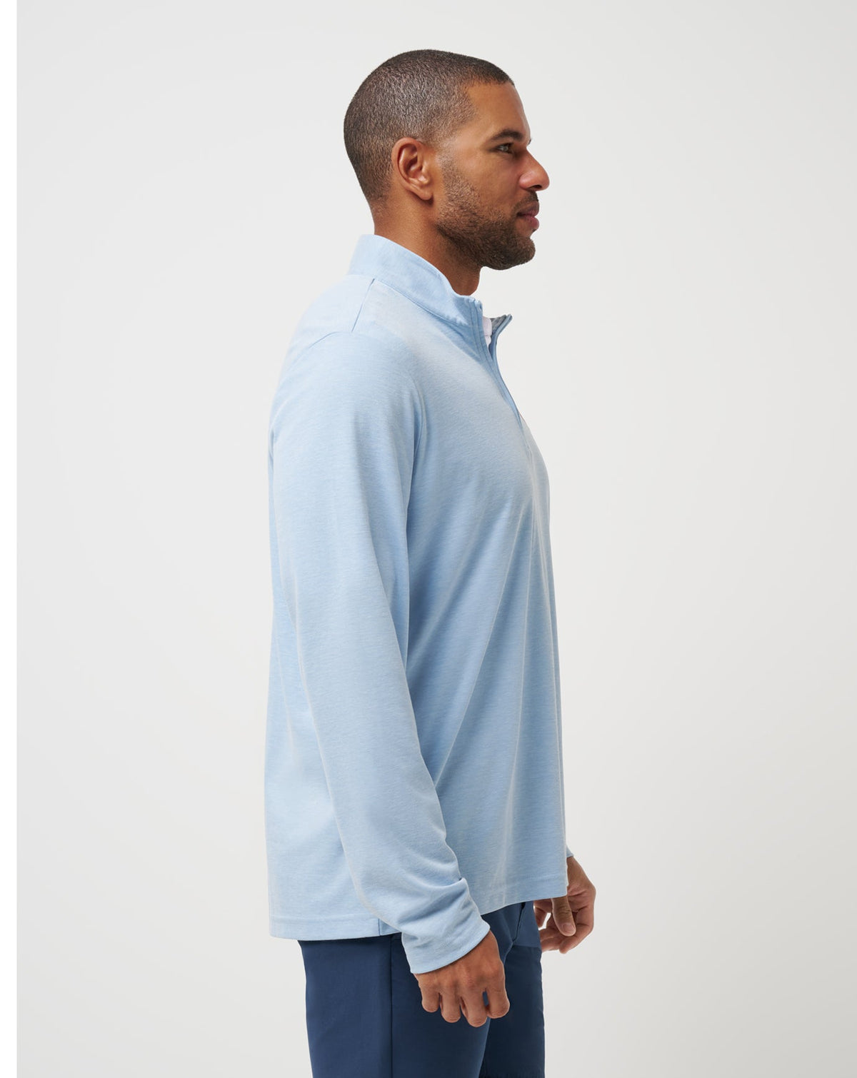 Minnesota Twins Time To Tailgate Quarter Zip Heather Blue | Travis Mathew Everyday