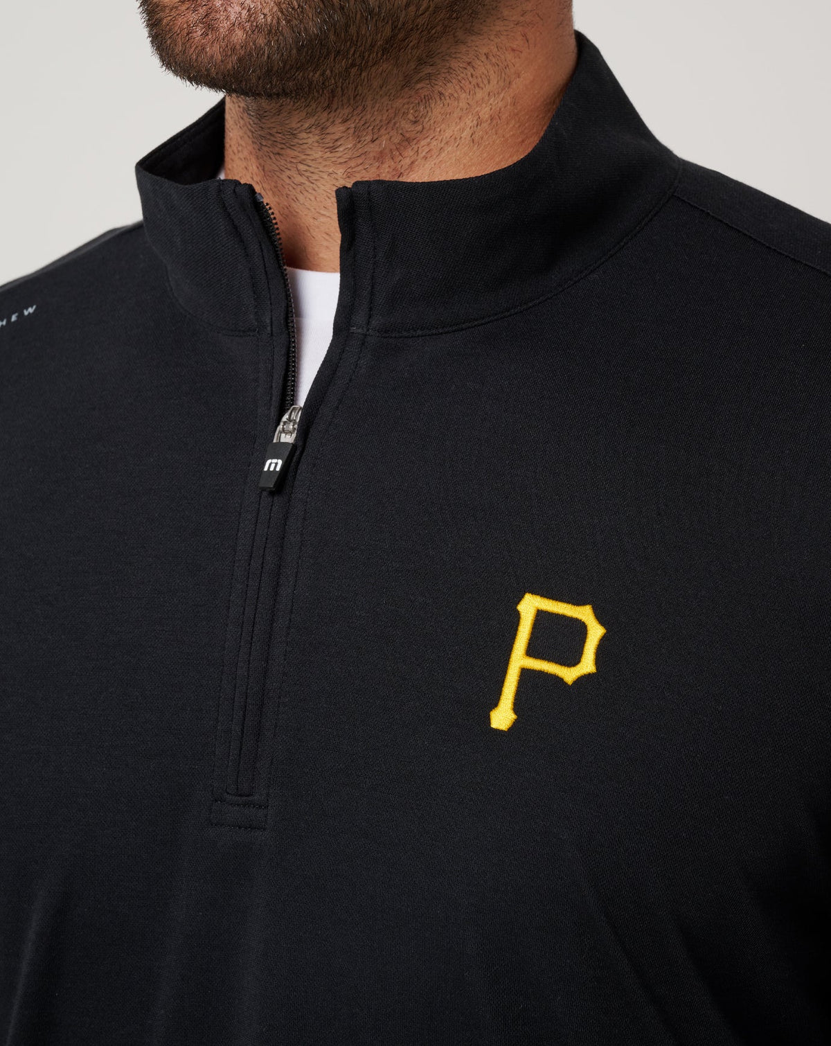Pittsburgh Pirates Time To Tailgate Quarter Zip Black | Travis Mathew Hot Sale