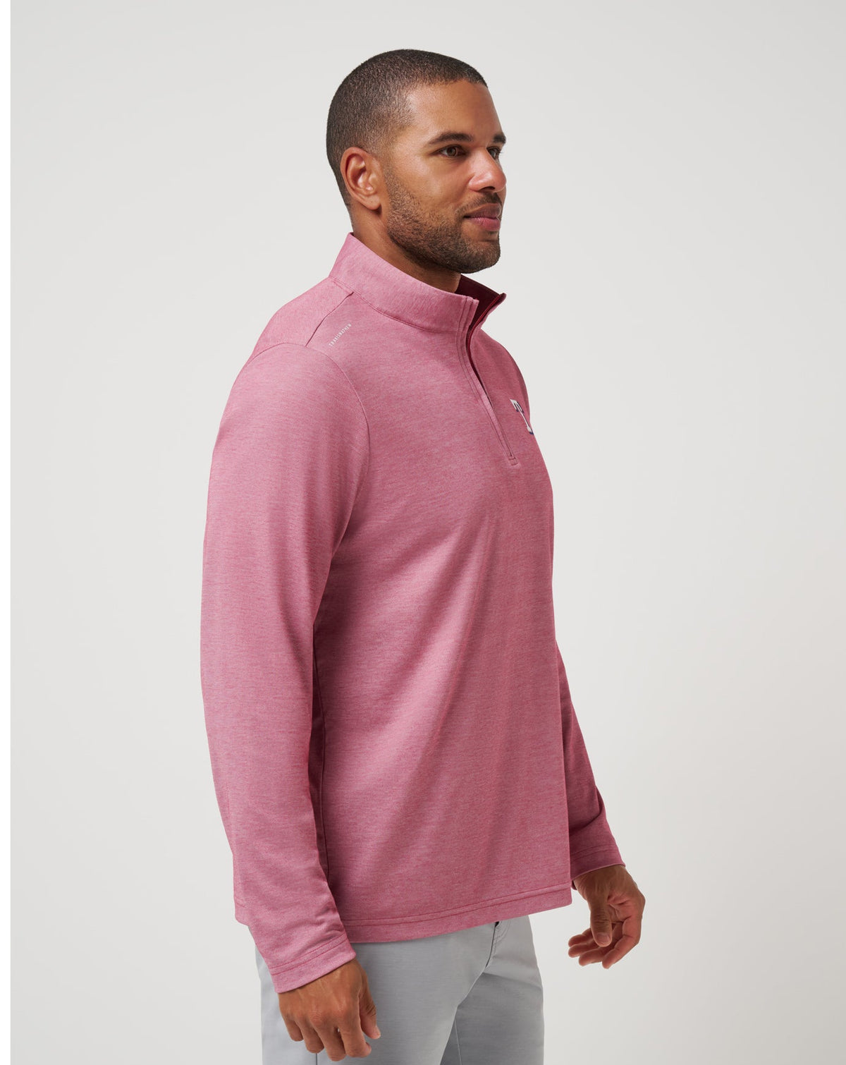 Texas Rangers Time To Tailgate Quarter Zip Heather Red | Travis Mathew Popular