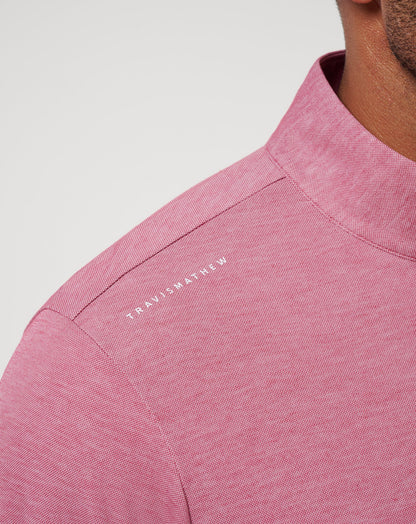 Texas Rangers Time To Tailgate Quarter Zip Heather Red | Travis Mathew Popular