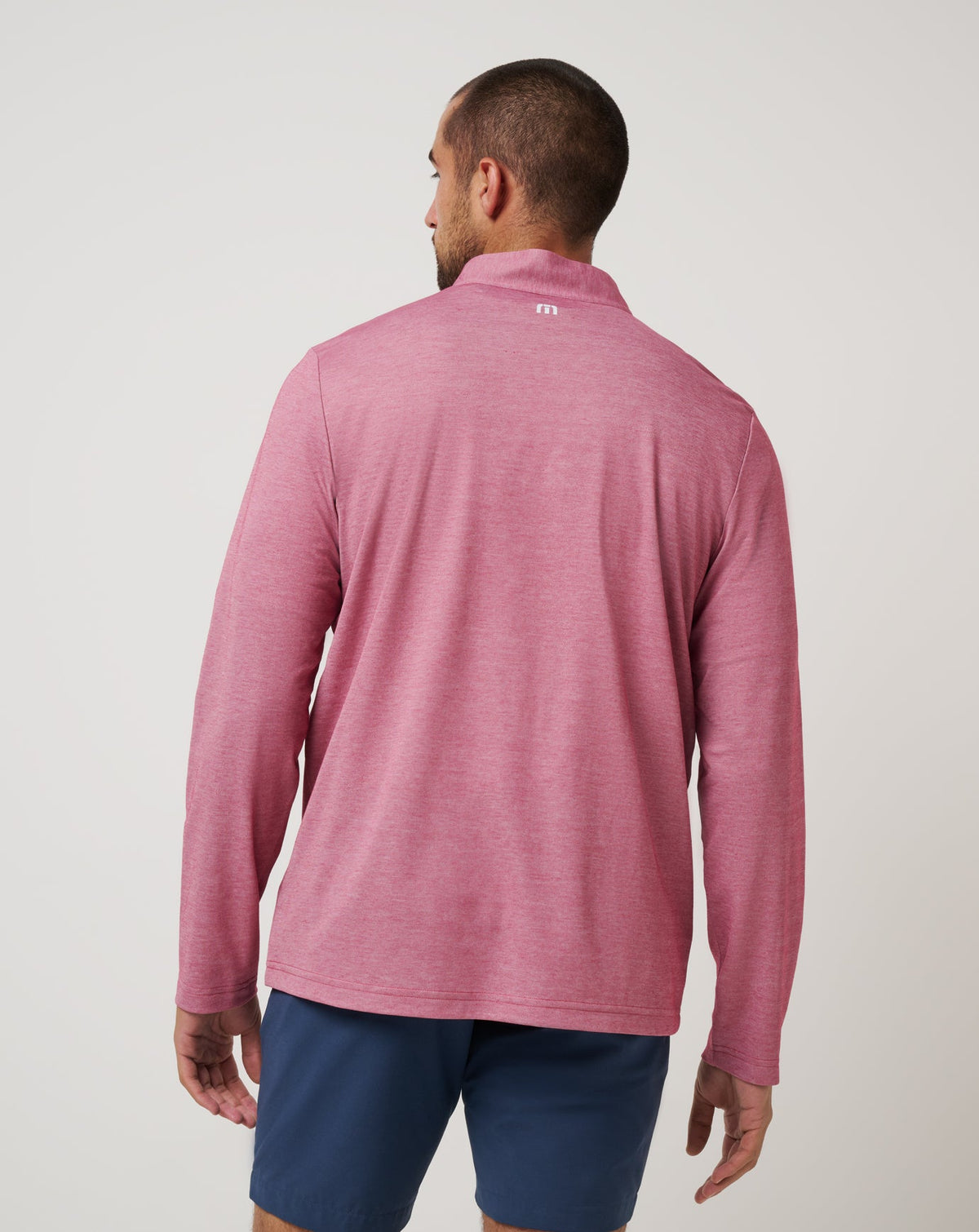 Atlanta Braves Time To Tailgate Quarter Zip Heather Red | Travis Mathew Customer Favorite