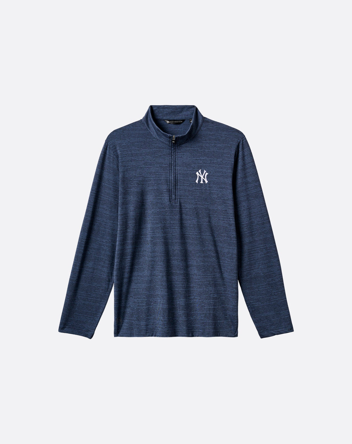 New York Yankees The Heater Quarter Zip Vintage Indigo/Black | Travis Mathew Premium