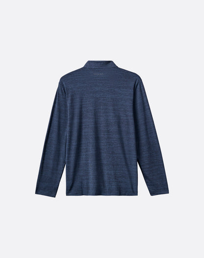 New York Yankees The Heater Quarter Zip Vintage Indigo/Black | Travis Mathew Premium
