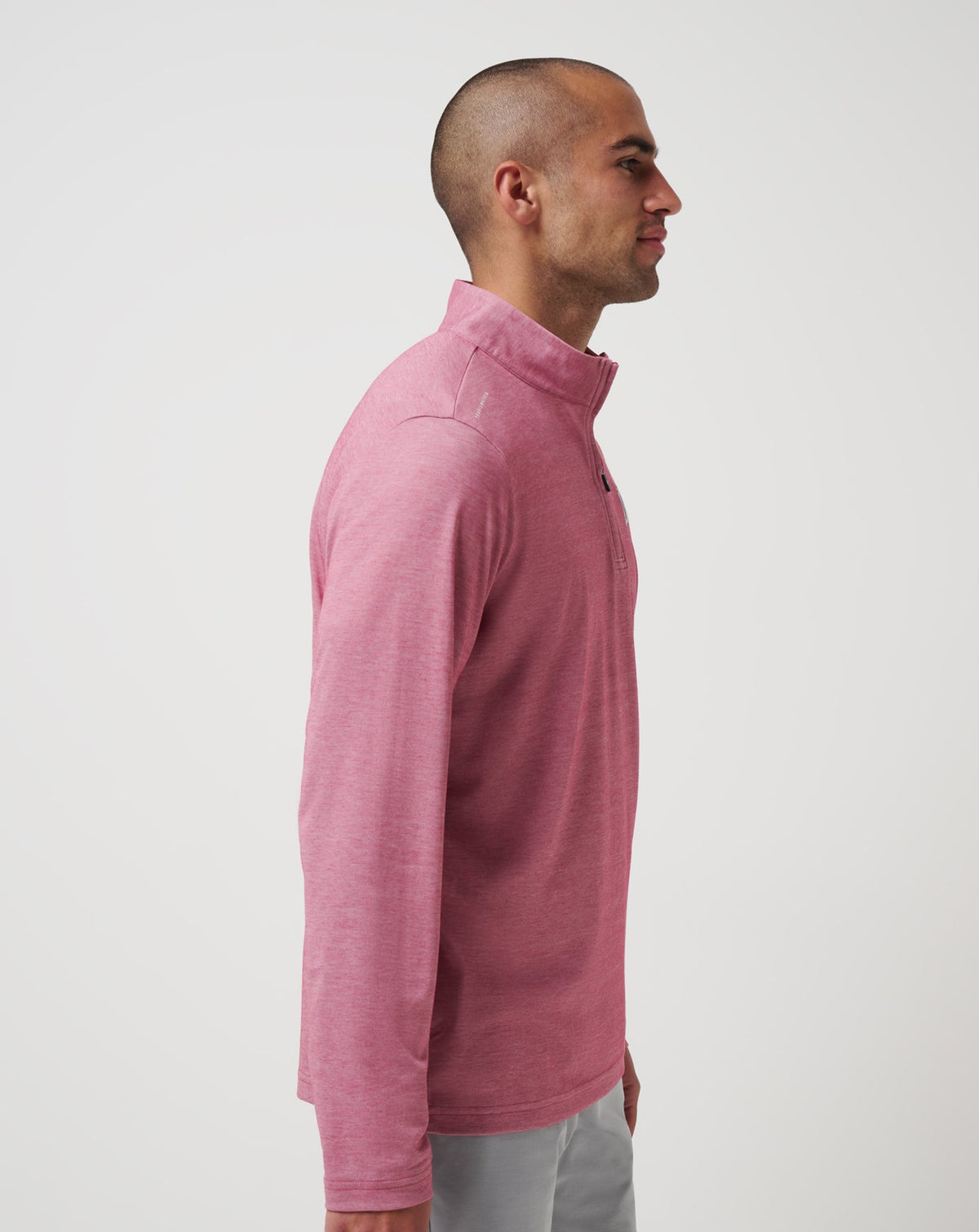 Washington Nationals Time To Tailgate Quarter Zip Heather Red | Travis Mathew Best Seller