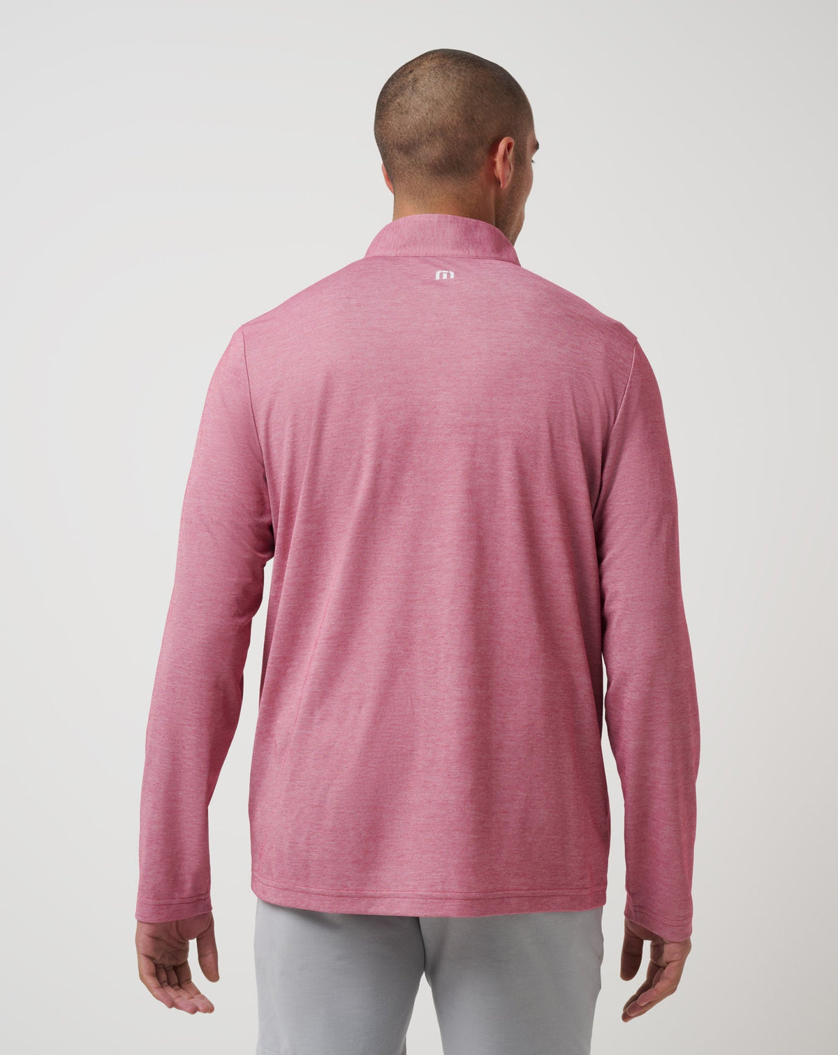 Washington Nationals Time To Tailgate Quarter Zip Heather Red | Travis Mathew Best Seller