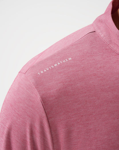Washington Nationals Time To Tailgate Quarter Zip Heather Red | Travis Mathew Best Seller