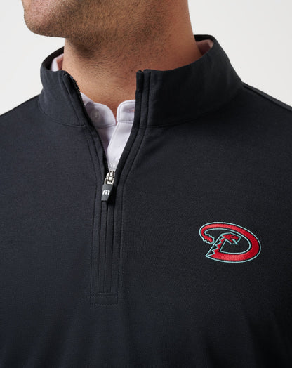 Arizona Diamondbacks Time To Tailgate Quarter Zip Black | Travis Mathew Signature