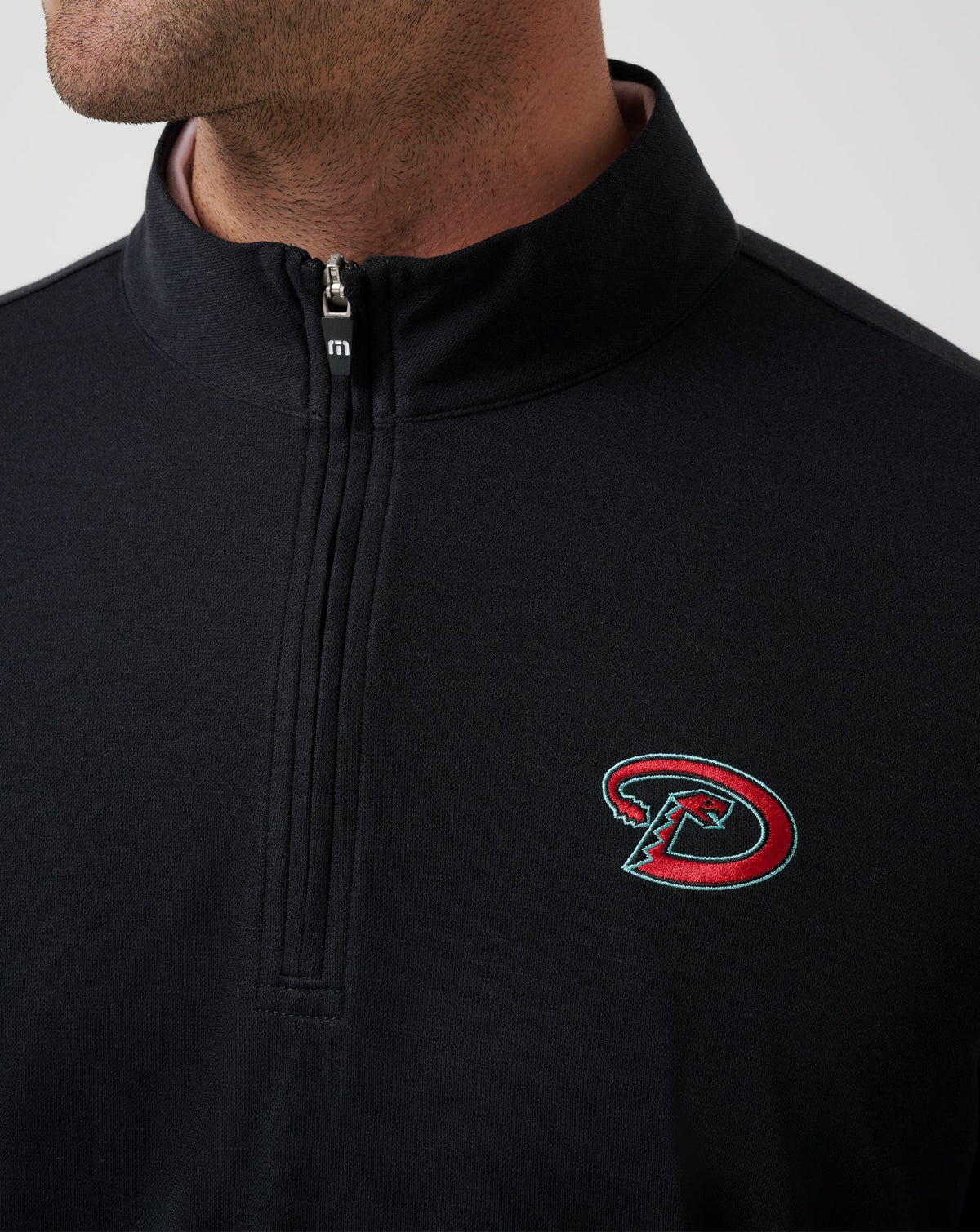 Arizona Diamondbacks Time To Tailgate Quarter Zip Black | Travis Mathew Signature