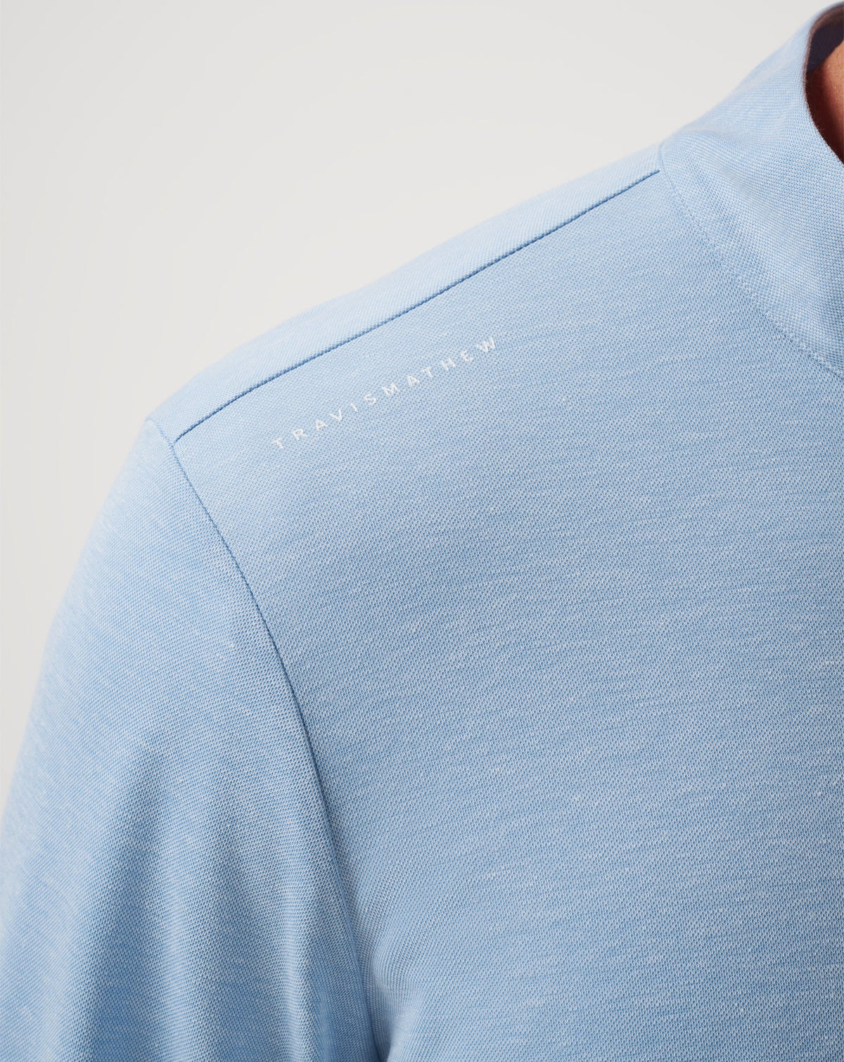 Texas Rangers Time To Tailgate Quarter Zip Heather Blue | Travis Mathew Top Pick