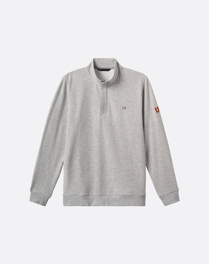USC Cloud Quarter Zip 2.0 Heather Light Grey | Travis Mathew Sale