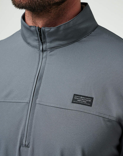 Wanderlust Quarter Zip Quiet Shade | Travis Mathew Best Seller