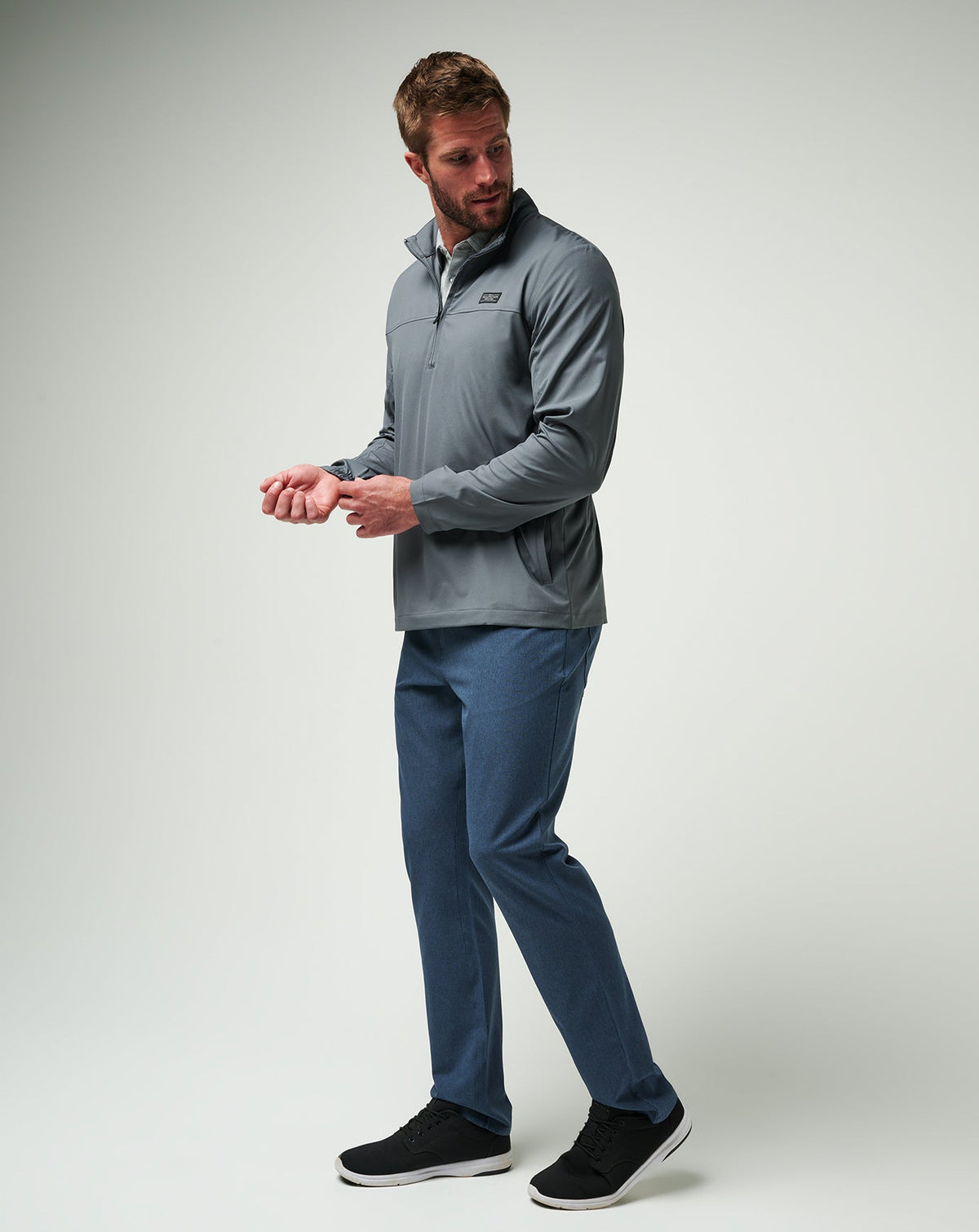 Wanderlust Quarter Zip Quiet Shade | Travis Mathew Best Seller