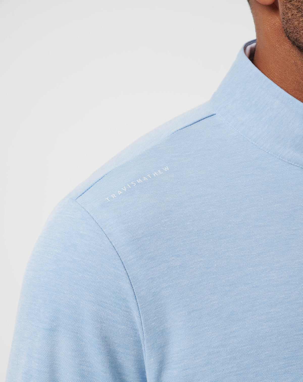 Kansas City Roayals Time To Tailgate Quarter Zip Heather Blue | Travis Mathew Discount
