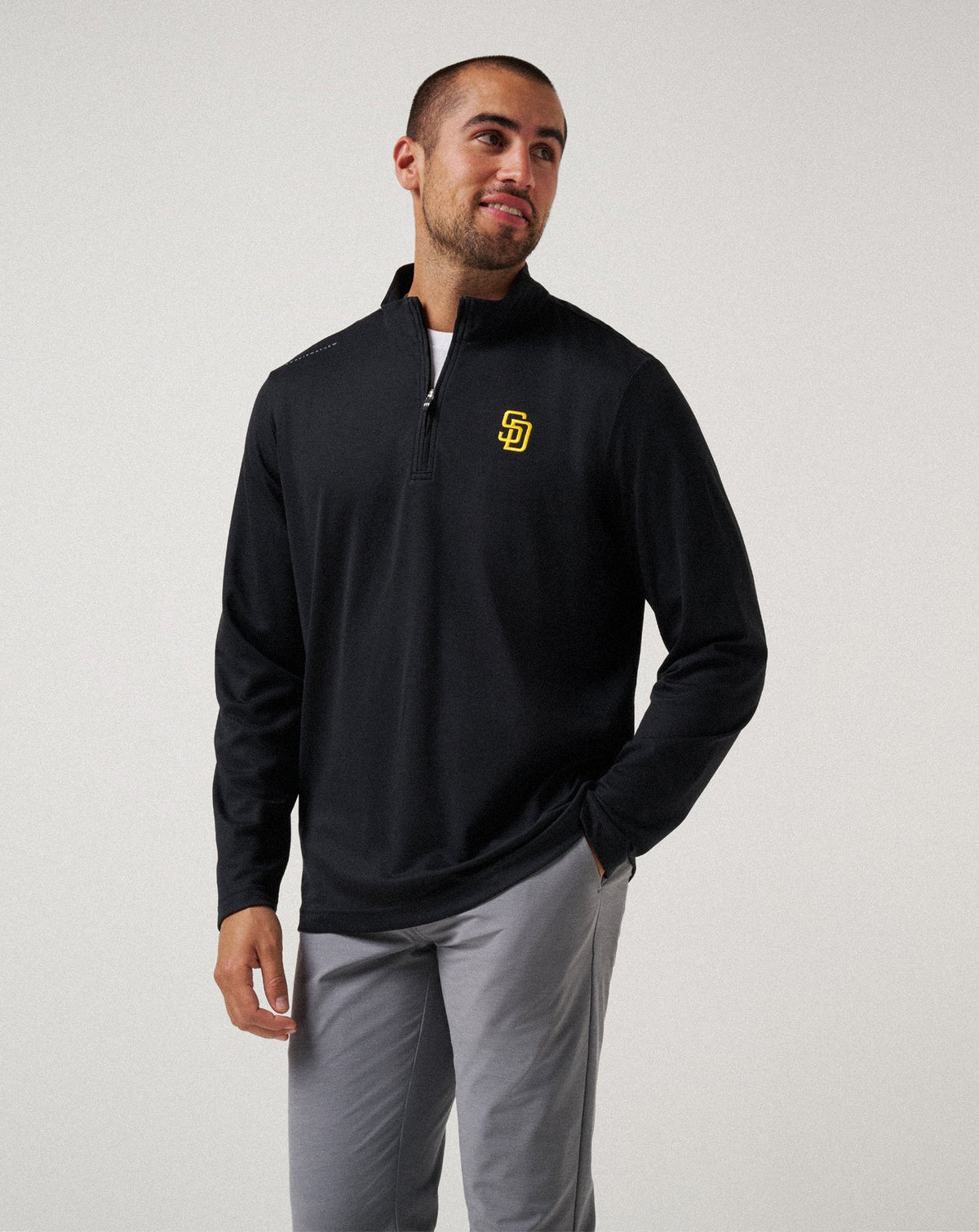 San Diego Padres Time To Tailgate Quarter Zip Black | Travis Mathew Trending