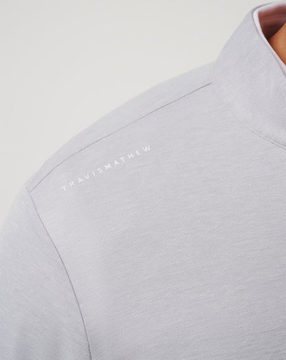 Baltimore Orioles Time To Tailgate Quarter Zip Heather Grey | Travis Mathew Smart Buy