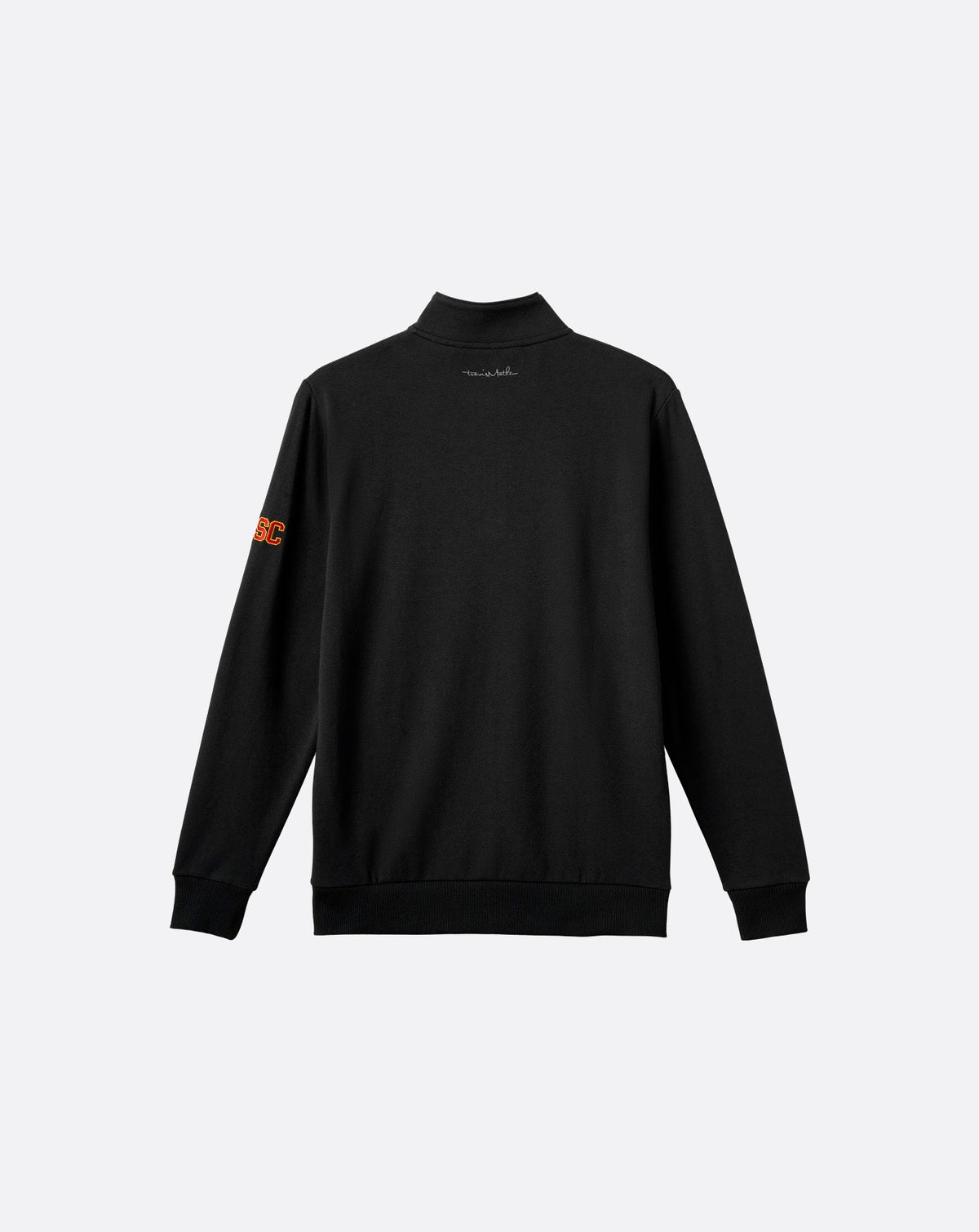 USC Cloud Quarter Zip 2.0 Black | Travis Mathew Value