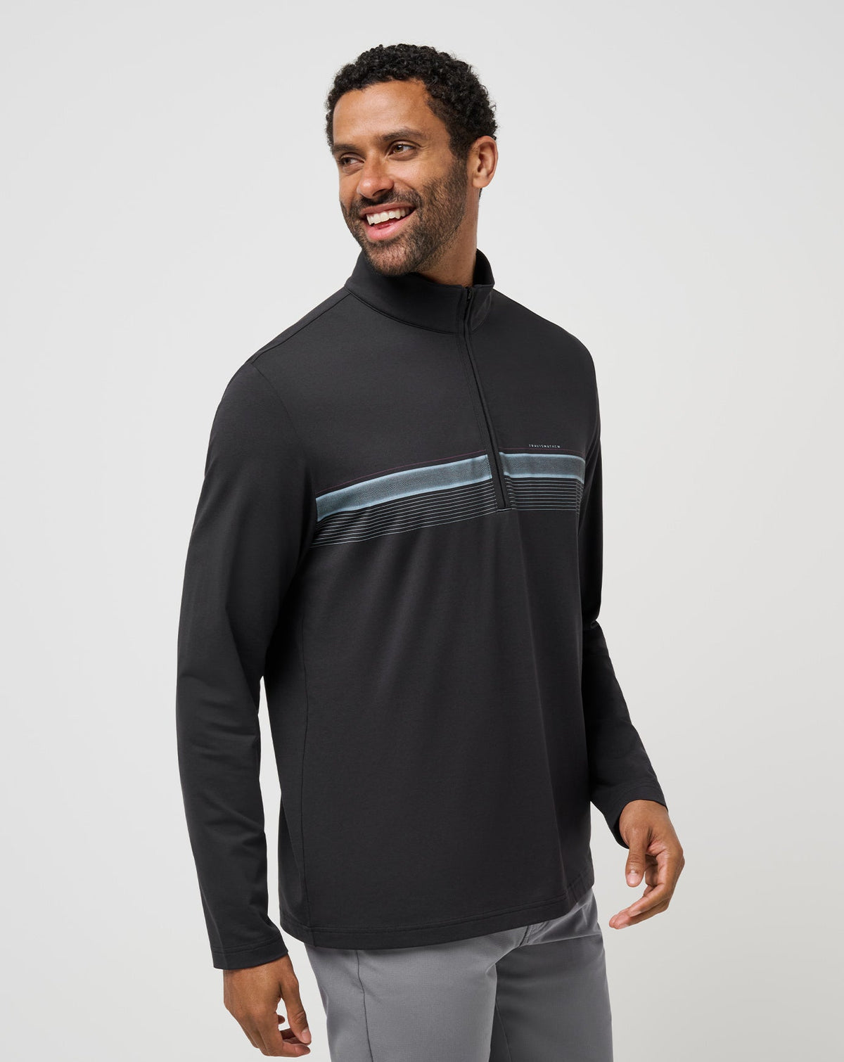 Nautical Adventure Quarter Zip Black | Travis Mathew Value