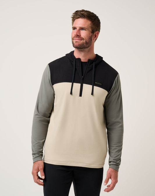 Brrrr Season Quarter Zip Black | Travis Mathew Value