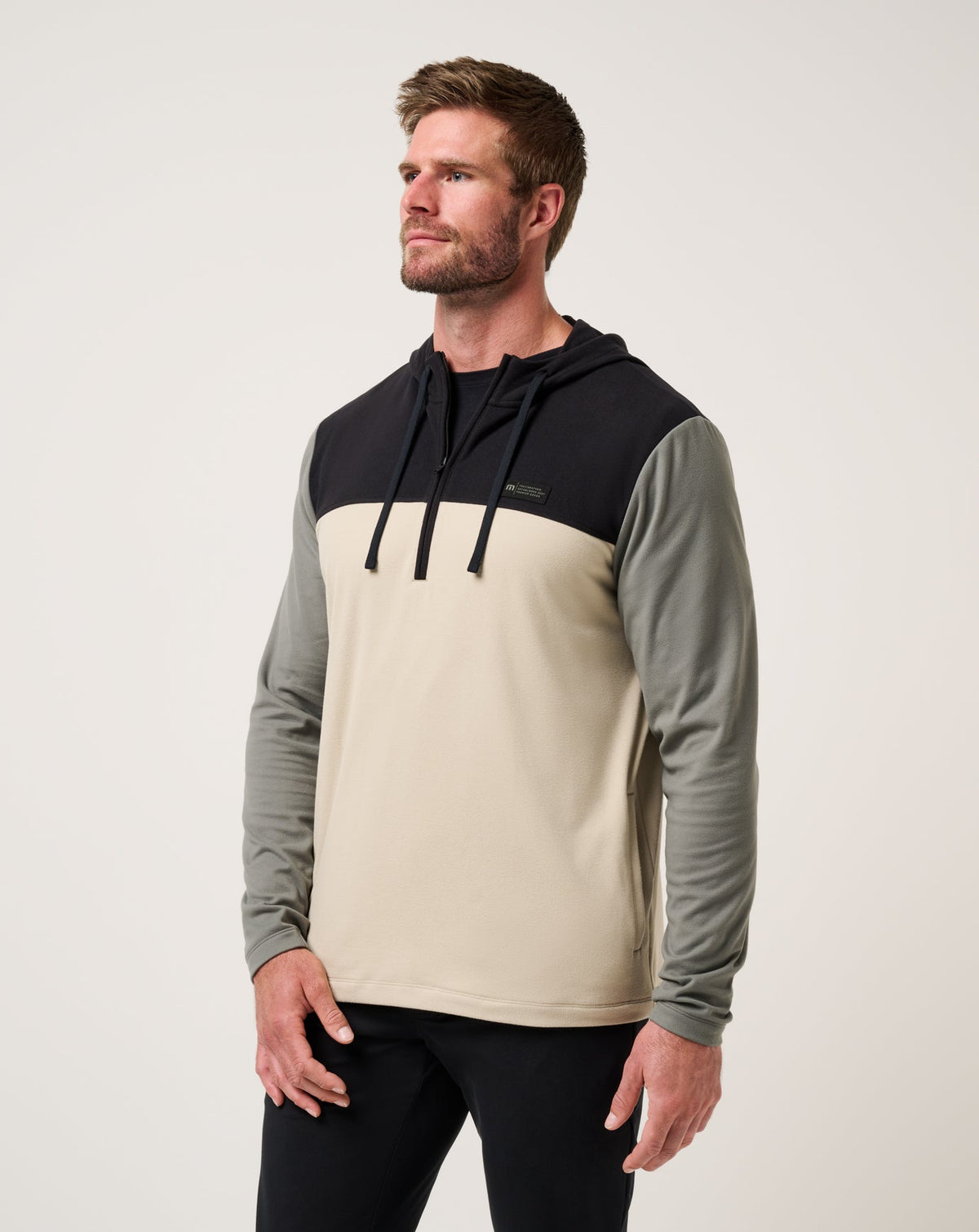 Brrrr Season Quarter Zip Black | Travis Mathew Value