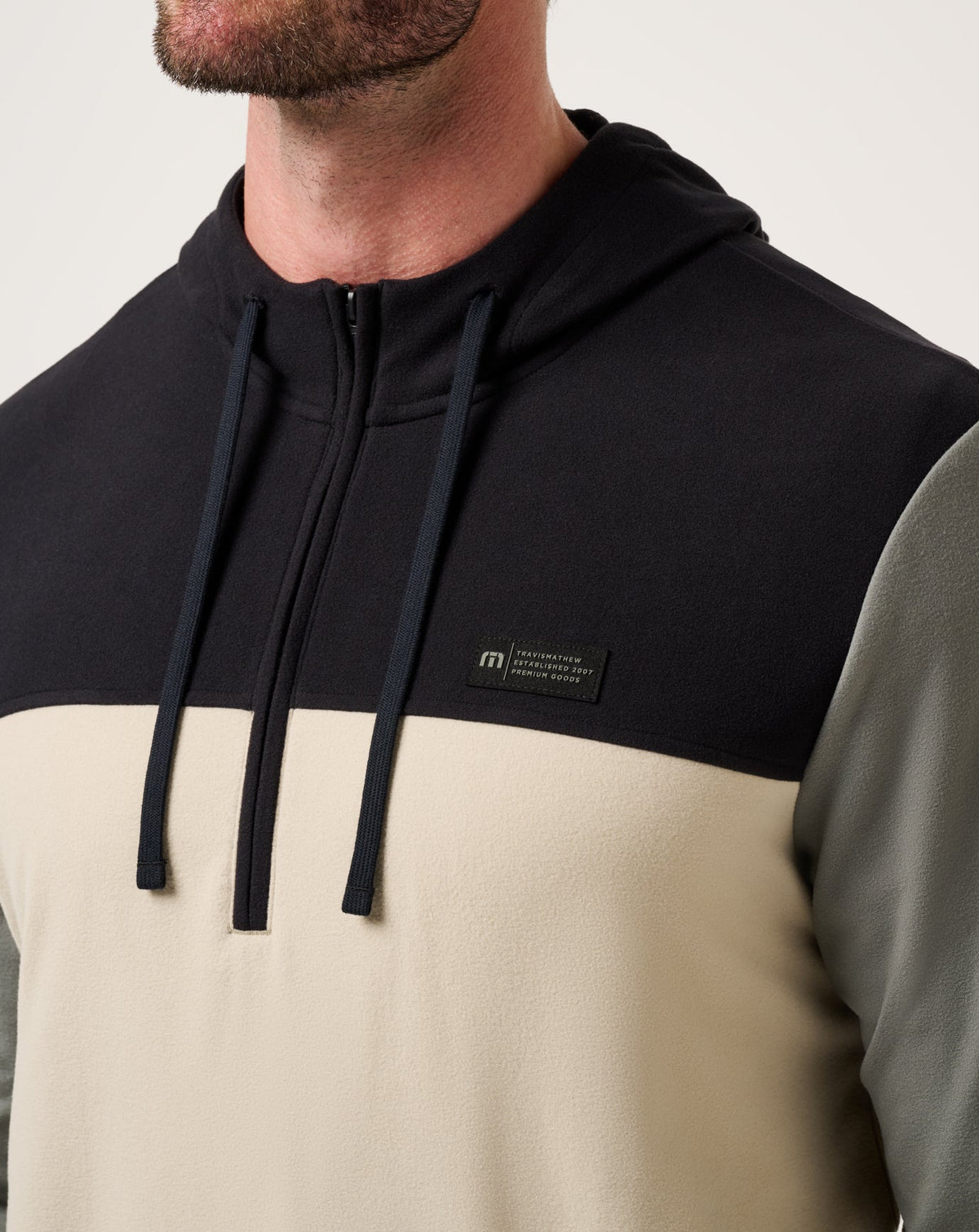Brrrr Season Quarter Zip Black | Travis Mathew Value