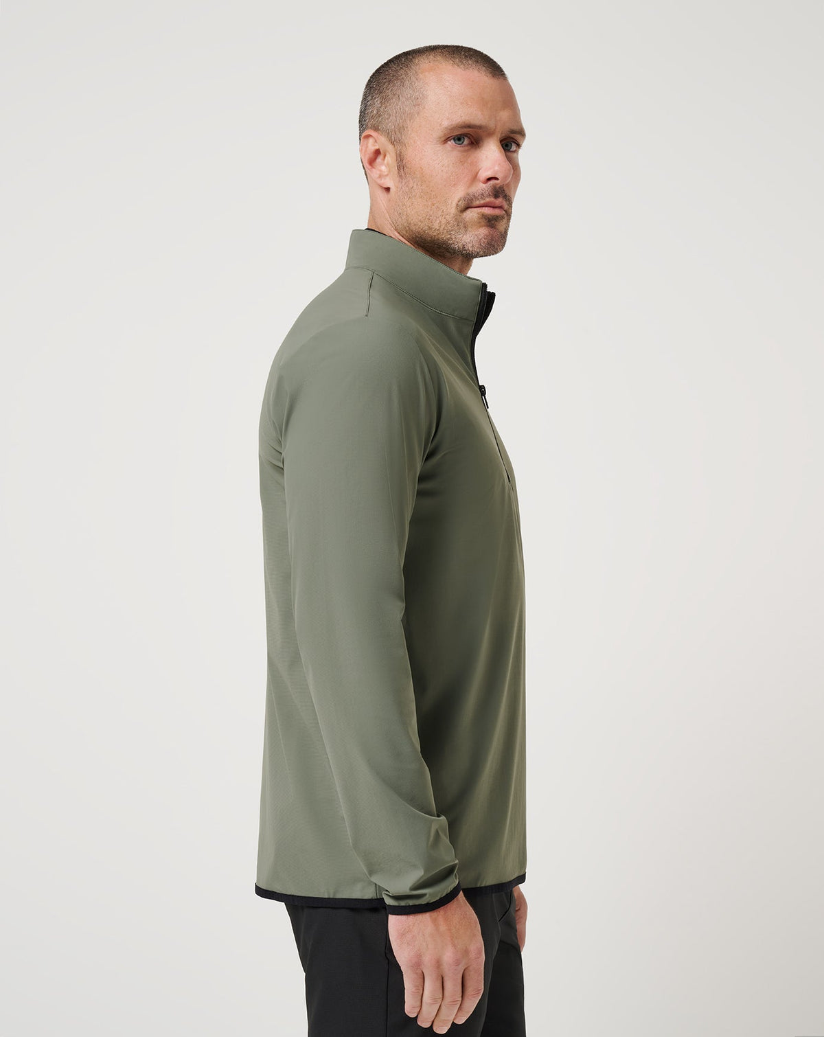Jeep Tour Quarter Zip Dark Olive | Travis Mathew Customer Favorite