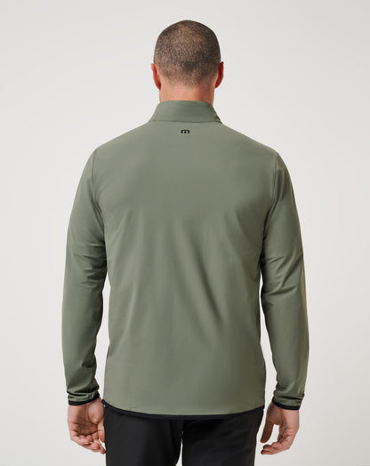 Jeep Tour Quarter Zip Dark Olive | Travis Mathew Customer Favorite