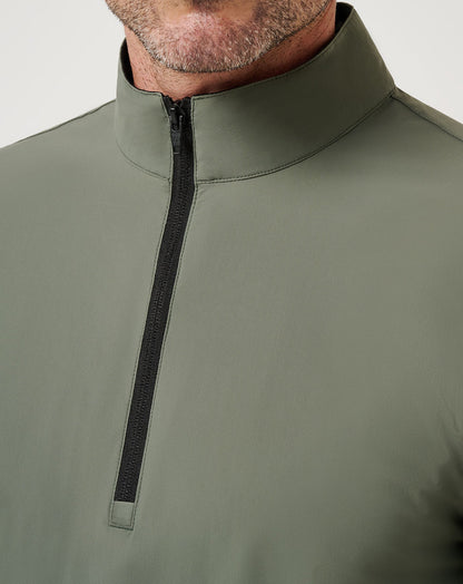 Jeep Tour Quarter Zip Dark Olive | Travis Mathew Customer Favorite