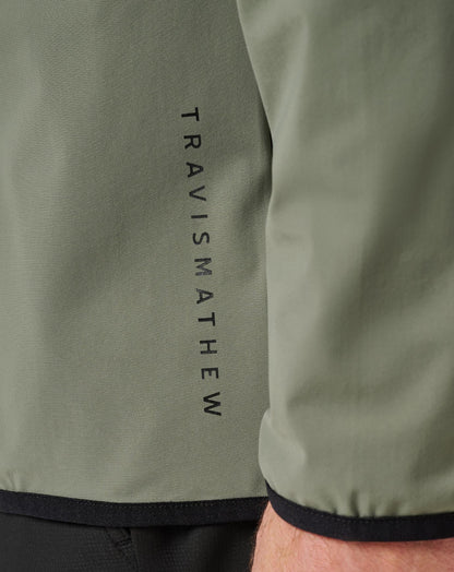 Jeep Tour Quarter Zip Dark Olive | Travis Mathew Customer Favorite