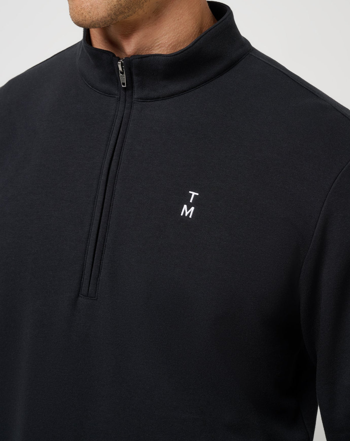 Happier Hour Quarter Zip Black | Travis Mathew Top Pick
