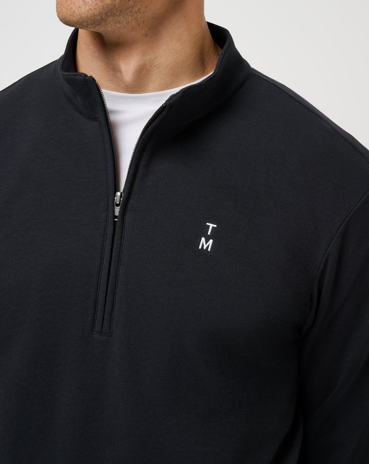 Happier Hour Quarter Zip Black | Travis Mathew Top Pick