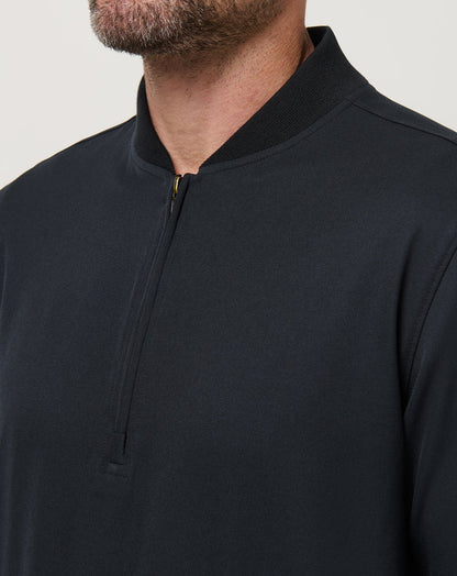 Highway Men Quarter Zip Black | Travis Mathew Smart Buy