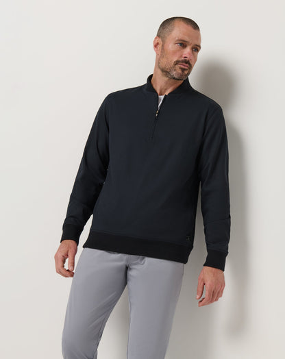 Highway Men Quarter Zip Black | Travis Mathew Smart Buy