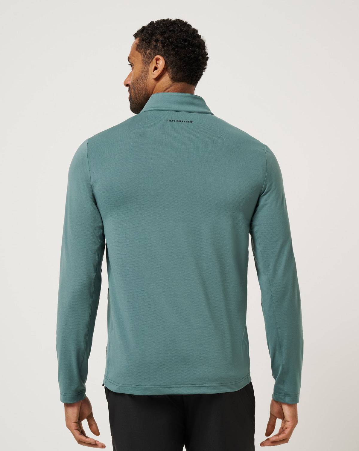Heater Pro Quarter Zip Silver Pine | Travis Mathew Premium