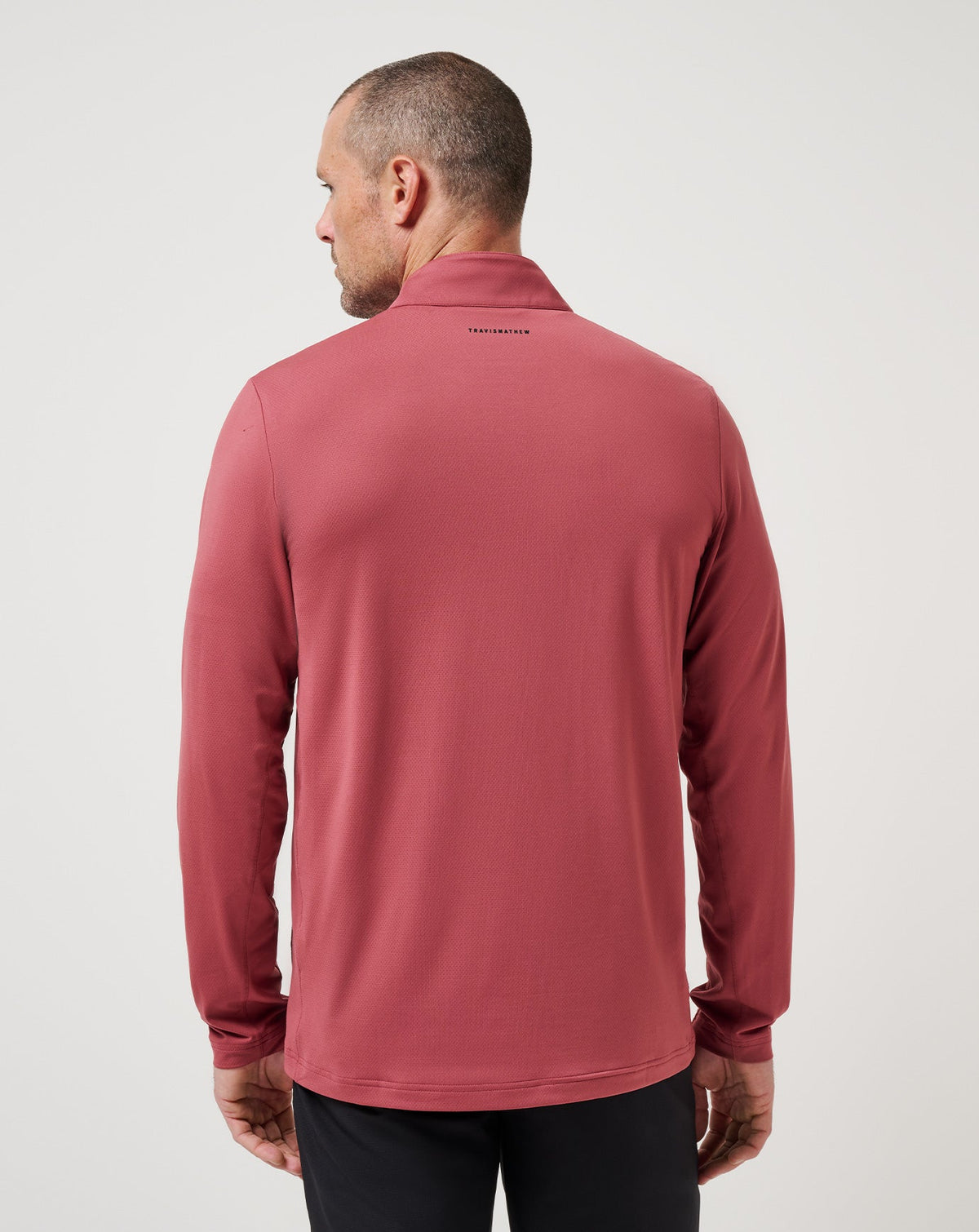 Heater Pro Quarter Zip Roan Rouge | Travis Mathew Classic