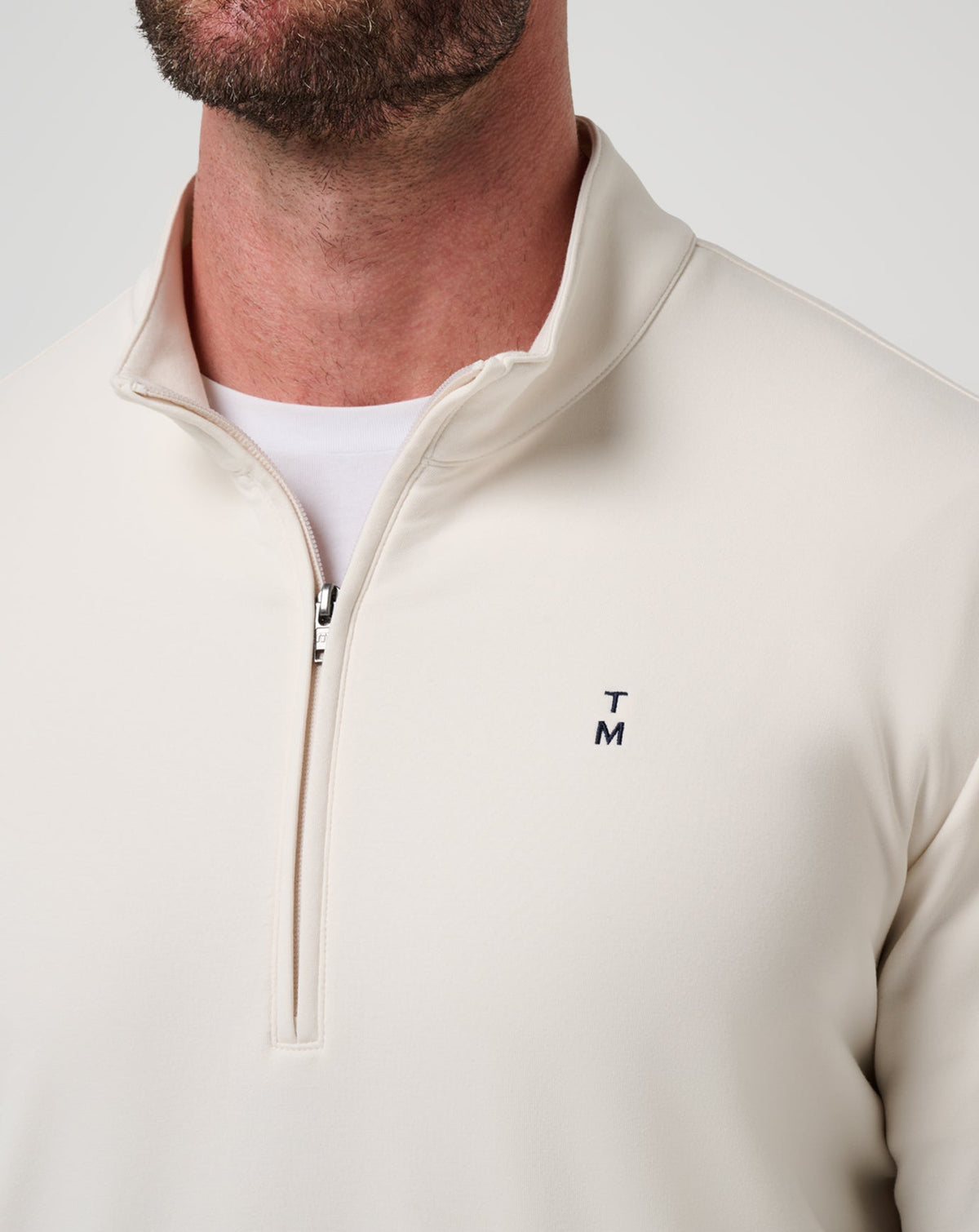 Happier Hour Quarter Zip Birch | Travis Mathew Special Offer